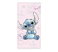 Toalla de baño de diseño de Stitch de Disney's, Aprox. 75 x 150 cm, 100% algodón