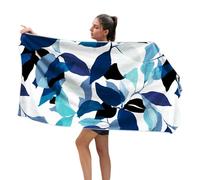 Toalla de baño de secado rápido con clip, absorbente, fácil y resistente a la arena, poncho de natación de playa de gran tamaño para natación, piscina de secado rápido