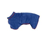 Toalla de baño de secado rápido para perros y gatos. Toalla fácil de aplicar para secar a tu mascota después de un baño o nadar Perros Chubasquero camuflaje (azul, S)