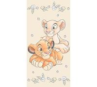 Toalla de baño El Rey León Toalla de playa Simba y Nala para niños, adultos 70 x 140 cm 100% algodón