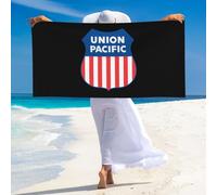 Toalla De Baño Ferrocarril Union Pacific Toallas De Playa Premium Toalla Microfibra Toallas para Piscina Camping Sauna 80X130Cm