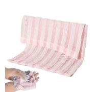 Toalla De Baño Larga Exfoliante - Toalla De Ducha De Poliéster Para Mujeres Hombres, Exfoliante De Espalda De Limpieza Profunda Con Espuma Para Cara, Brazos, Piernas, Hogar, Baño, Viajes