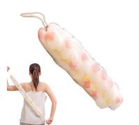 Toalla de baño para la espalda, toalla exfoliante corporal, accesorios de baño Luffa Elastic Beauty, accesorios de baño para cepillos corporales, toallitas, herramienta de baño, limpieza profunda,
