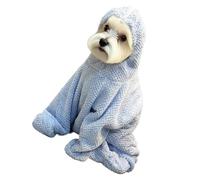 Toalla de baño para mascotas de alta absorción que garantiza calidez después y proporciona al perro en un piso liso