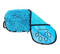 Toalla de baño para perros - Batas lavables absorbentes de 21 x 7 pulgadas