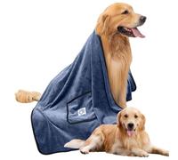 Toalla de baño para perros, toalla de baño para perros, toalla de baño de secado rápido ultra suave, toalla de secado rápido para perros pequeños, medianos, grandes y grandes, tamaño mediano