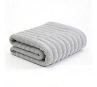 Toalla de baño premium de 71 x 142 cm, adecuada para bañera, fitness, baño, ducha, deportes, toallas de yoga, toalla duradera de fibra ultrafina de terciopelo coral de alta absorción - Multiusos, gris