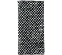 Toalla de ducha exfoliante de uso diario diseñada para una piel consistente para un efecto suavizante y limpiador (negro)