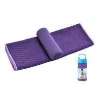 Toalla de enfriamiento reutilizable para refresco diario, correr, viajar, malla de poliéster de 30 x 100 cm con estuche de almacenamiento portátil Paño de enfriamiento deportivo Toalla de malla Viajes