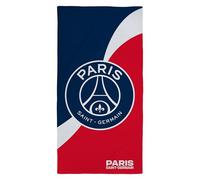 Toalla de fútbol con Licencia Oficial del Paris Saint-Germain FC | Tacto Supersuave, diseño Tackle hogar, el baño, la Playa y la Piscina | 100% algodón | 150 cm x 75 cm