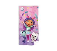 Toalla De Gabbys Dollhouse Party Cats Playa Suave De Velour 100% Algodón Oficial