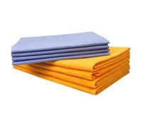Toalla de gamuza - Toallas de limpieza multiusos para coche, cocina, suelos, súper absorbente, lavable a máquina, almohadilla de gamuza para toallitas de ventanas, secado de superficies, control de