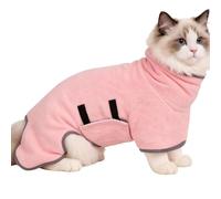 Toalla de gato, microfibra secado rápido Albornoz para perros, gatito toallitas para después de la ducha, para razas pequeñas y medianas cachorros gatito hogar baño diario hotel piscina