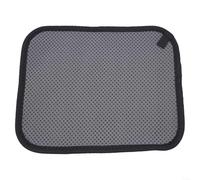 Toalla de limpieza de bola de bolos con cuentas de agarre antideslizante, removedor de aceite de microfibra para acondicionador de carril, accesorio deportivo lavable, negro (negro + gris)