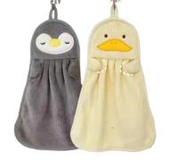 Toalla de Manos 3 piezas toalla de mano con dibujo de pingüino y pato