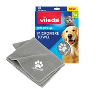 Toalla de microfibra para el aseo de mascotas tamaño M o XL Vileda Pet Pro