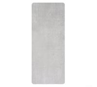 Toalla de microfibra suave y ligera para esterilla de yoga, antideslizante y absorbente del sudor, tamaño 184 cm x 62 cm (gris)