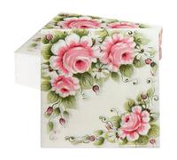 Toalla de papel con 2 pliegues，Conjunto de Servilletas de Papel Pequeñas con Elegantes Diseños Florales - Juego de 80 servilletas para Eventos Festivos y Uso Diario