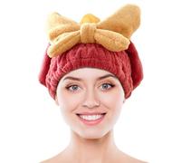 Toalla de pelo de microfibra - Envoltura para el cabello de secado rápido, solución de secado portátil | Accesorios de baño para turbanes para el cabello prácticos con turbante de nudo, turbante