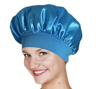 Toalla de pelo de satén, toalla de pelo para dormir, toalla de satén antiencrespamiento para mujeres, toalla de pelo de secado rápido, toalla protectora de satén antiencrespamiento para los meis