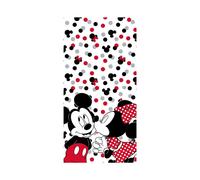 Toalla de Playa - AYMAX - Mickey y Minnie - 100% Algodón - 320 Gsm - 70 x 140 cm