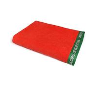 Benetton Toalla DE Playa 90X160CM 380GSM 100% ALGODÓN Velour Rojo Rainbow, BE144