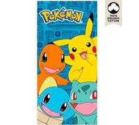 Toalla de playa de algodón Educa Borras Pokémon 140x70 cm Unisex