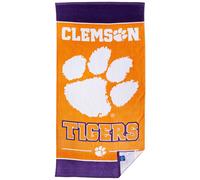 Toalla de playa de fibra de la Universidad de Clemson de la NCAA, 9 lb/30 x 60""