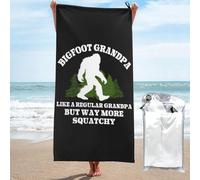 Toalla De Playa El Bigfoot Es como Un Normal, Pero Mucho Más Parecido A Un Sasquatch. Toalla De Viaje Absorbente Toallas Baño Premium Toallas De Sauna para Gimnasio 70X140Cm