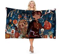 Toalla de playa Hanako-kun, toalla de microfibra estampada de anime, de secado rápido, súper absorbente, suave, ligera, refrescante para baño, yoga, deporte, 140 x 70 cm (tipo 4)