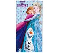 Toalla de Playa Infantil Microfibra para Frozen Fan Elsa y Anna - 70x140 cm - Secado Rápido, Ligera y Compacta - Toalla Piscina y Baño para Niña