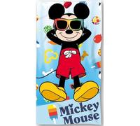 Toalla de playa Mickey Disney o Toalla de baño Mickey Disney 70 x 140 cm de algodón (toalla de playa Mickey)