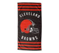 Toalla de playa Northwest NFL Cleveland Browns, rayas, 76 x 152 cm