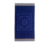 Toalla de playa Pompeya Azul Griego Oro Esponja 100% Algodón Toalla 90x160 cm Beach Towel (azul)