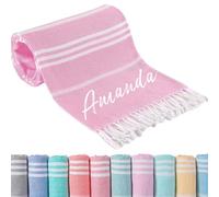 Toalla De Playa Turca Personalizada, Toalla De Playa Bordada Personalizada, Toalla De Baño De Secado Rápido, Toalla De Natación De Yoga For Acampar, Toalla De Regalo Personalizada For Bodas De Soltero