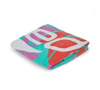 Speedo beach towel red/multi verde/rojo