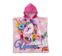 Toalla de Poncho Para Playa y Piscina Infantil de Licencia Oficial (Peppa)