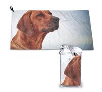 Toalla de secado rápido para perro Rhodesian Ridgeback, toallas de microfibra a granel para adultos, 40,6 x 34,5 cm