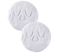 Toalla de spa reutilizable para el cuidado de la piel de la cara coreana, compresa caliente de salón, paquete de 2, forro polar coral