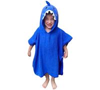 Toalla de tiburón con capucha para niños de secado rápido y más suave para niños de 5 toneladas, 100% algodón suave que se seca a los niños. Hudz Kidz - Regalo para baby shower, diseño de mamá