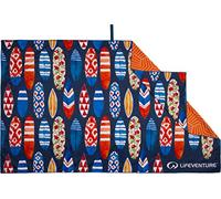 Toalla de viaje reciclada SoftFibre de Lifeventure - Toalla deportiva y de playa compacta, ligera, de secado rápido y con diseño antiarena, gigante