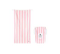 Dock & Bay Toalla de Playa - Secado Rápido, Sin Arena - Compacto, Ligero - Materiales 100% Reciclados - Incluye Funda - Cabana Light - Malibu Pink, Extra Large (200x90cm, 78x35)