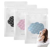 Toalla Exfoliante 47" - Exfoliador Corporal de Doble Cara & Paño Limpiador Facial, Toallita para la Espalda Extra Larga para Exfoliación Suave, Adecuada para Todo Tipo de Piel(Black+Pink+Blue)
