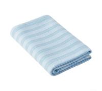 Toalla exfoliante corporal de doble cara de Japanese Skincare Rituals para exfoliación y limpieza suaves diarias (azul poco profundo)