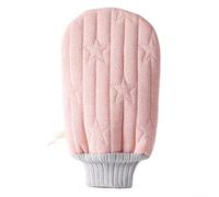 Toalla exfoliante corporal texturizada de secado rápido, higiénica (rosa) | Elimina las células muertas de la piel, textura para la superficie, rejuvenece la piel, limpieza profunda de los poros