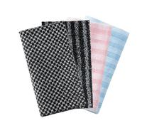 Toalla exfoliante de ducha - 4 piezas toalla larga de doble cara para el baño, exfoliante para la espalda para la ducha - Para el cuidado personal, el baño, la espalda, el spa y los viajes