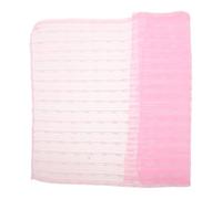 Toalla Exfoliante de Ducha de Nailon, Tira Larga Rosa Jacquard