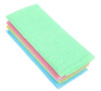 Toalla Exfoliante de Ducha Larga 4 Piezas de Nailon para Baño