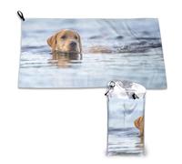 Toalla flotante de secado rápido para perros Golden Retriever, mascotas, labrador. Toallas de microfibra a granel para adultos, 40 x 50 cm.