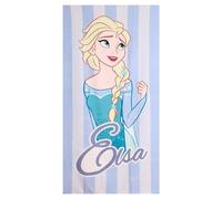Toalla Frozen 70 x 140 cm Niño y Niña - Toalla Infantil Disney Elsa Suave y Absorbente para Playa, Pisicna y Natación, Toalla Infantil Verano 2-10 Años